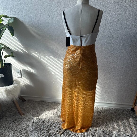 NWT Allen Schwartz Brandi  Sequin Dress - Picture 5 of 5